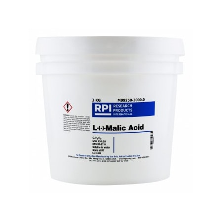 Rpi L-Malic Acid, 3 KG M99250-3000.0